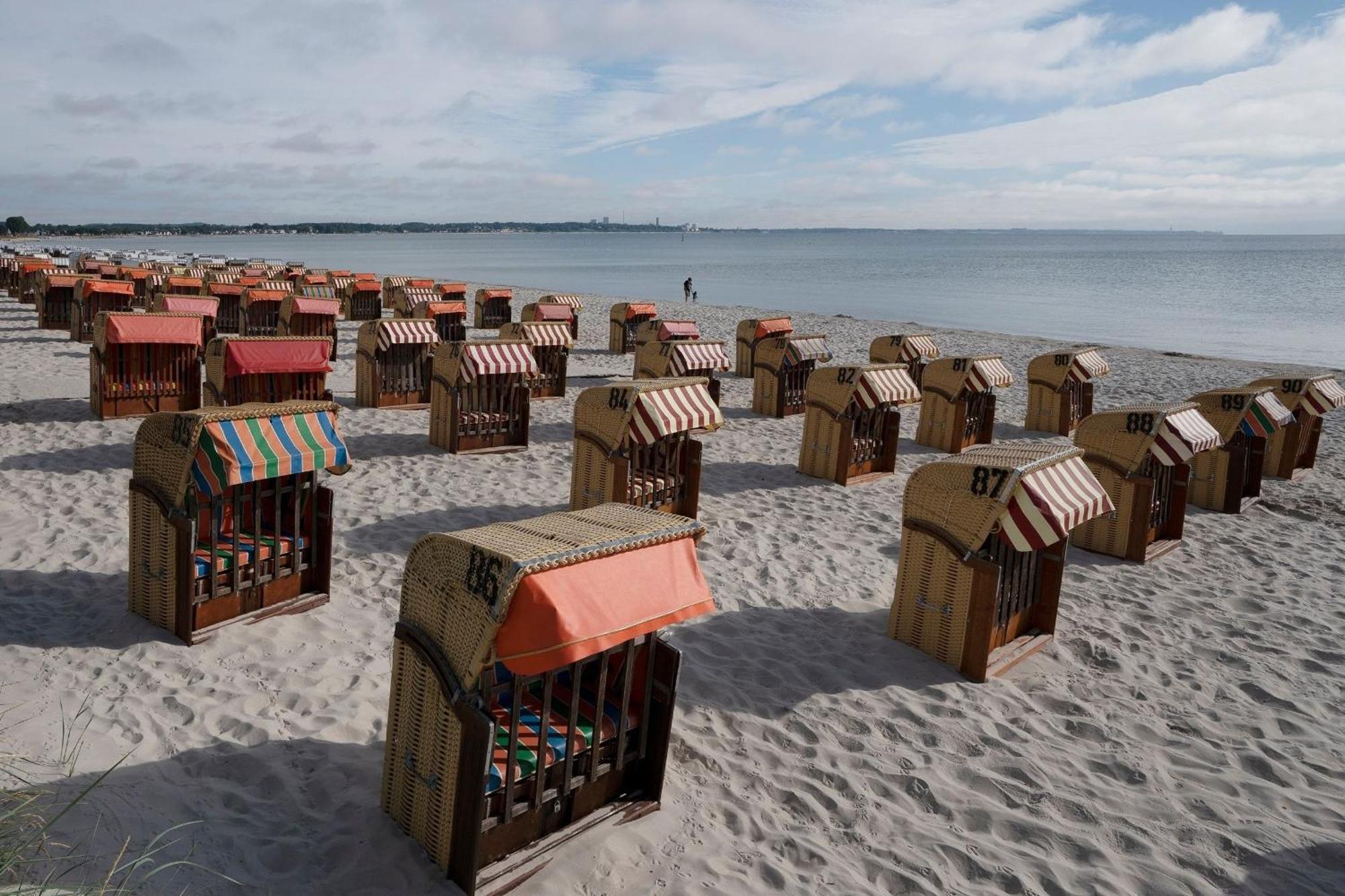 Strandburg Ostseeblick Scharbeutz Buitenkant foto