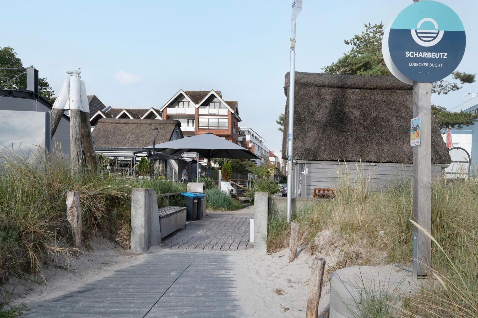 Strandburg Ostseeblick Scharbeutz Buitenkant foto