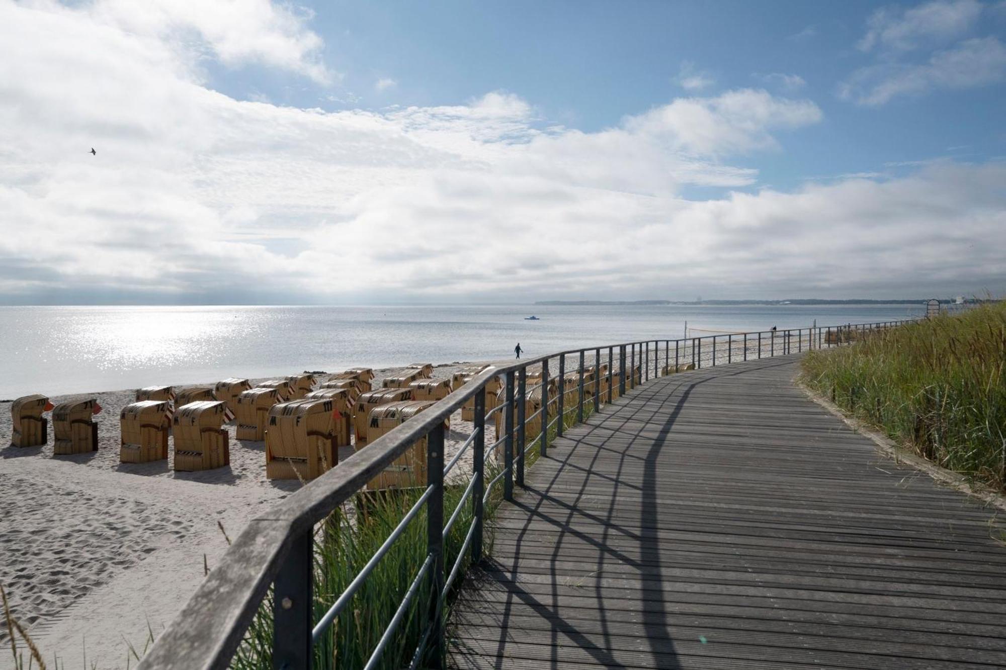 Strandburg Ostseeblick Scharbeutz Buitenkant foto